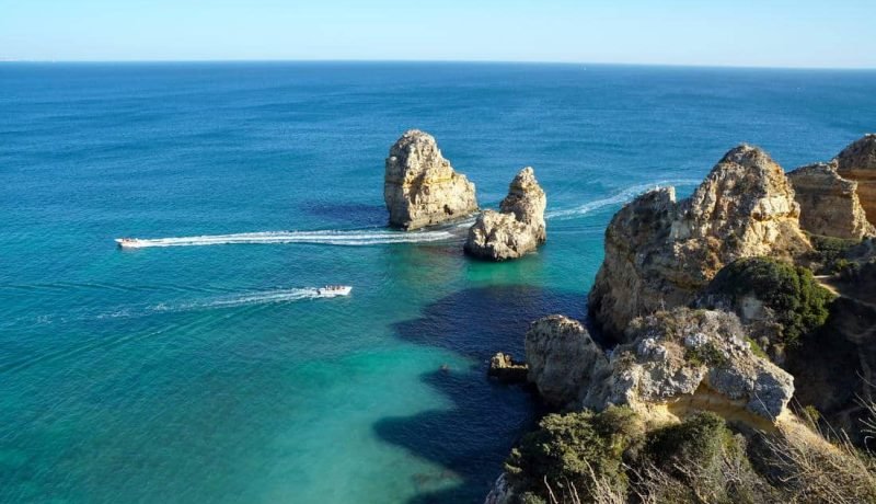 Ponta da Piedade, a very picturesque coastal stretch in Lagos in