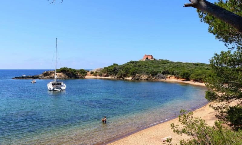 Plage des Langoustiers à Porquerolles