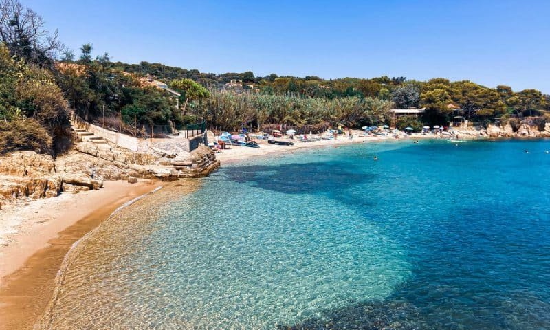 Plage à la presqu'île de Giens